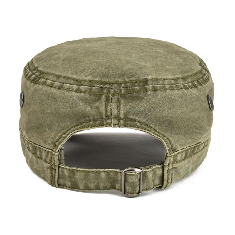 Plain Casual Vintage Unisex Male Flat Hat Men's  Cap Polyester 4
