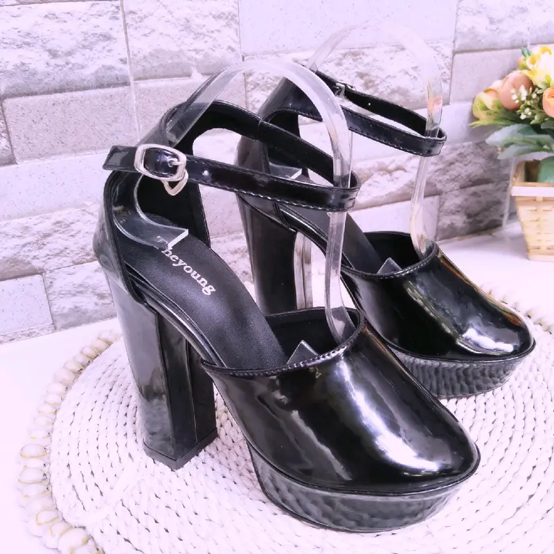 heels slop 138 sandal slop tinggi 13cm High heels Wanita 4