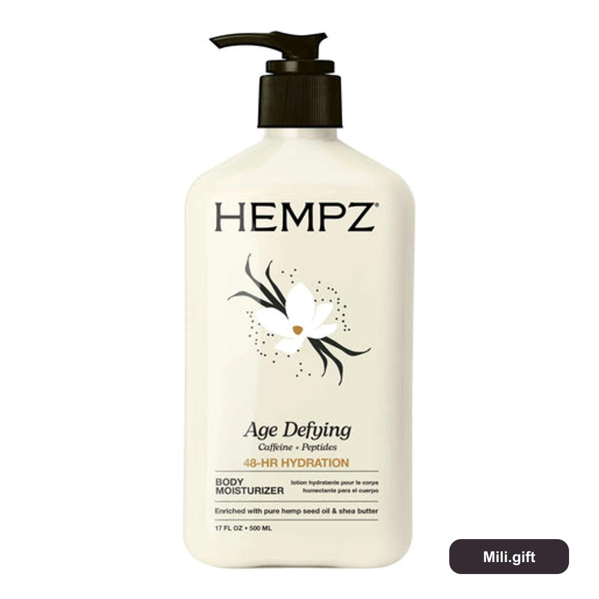 Sữa Dưỡng Thể Hempz Age Defying Caffeine + Peptides Herbal Body Moisturizer 17 fl oz / 500 ml