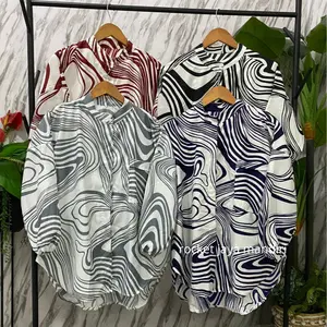 RJM - Kemeja Raisya Motif Tunik Wanita | Atasan Wanita