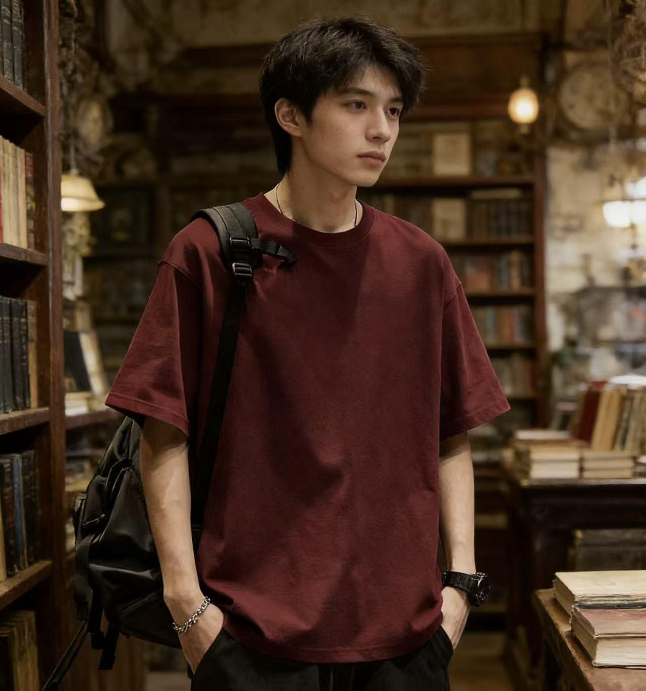 Kaos Pria Polos Bahan Tebal Berkualitas Tinggi Lembut Nyaman Adem Sejuk 260 Gram Kaos Pria Polos Bahan Tebal Berkualitas Tinggi Lembut Nyaman Adem Sejuk 260 Gram