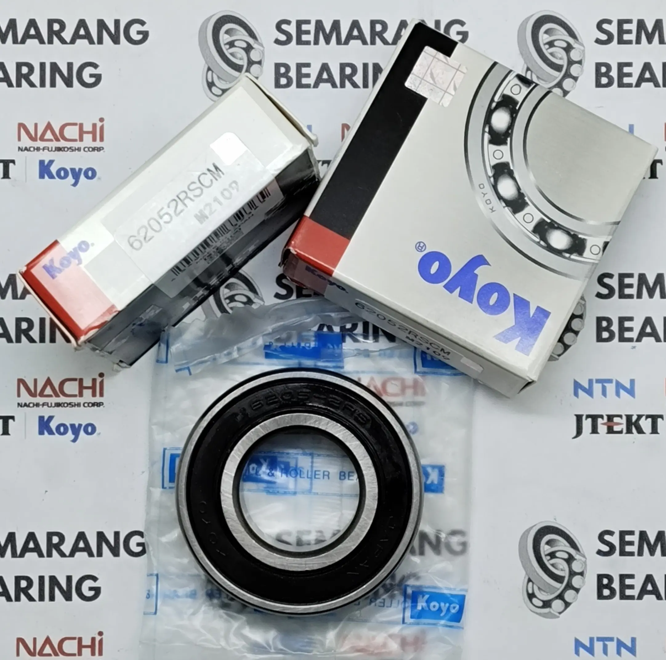 BEARING 6205 2RS KOYO JAPAN LAHER 25x52x15mm