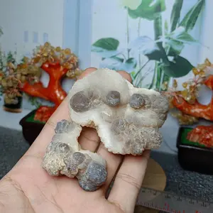 Natural Batu TRUFFLE CHALCEDONY “ PANDA AGATE ” (5)