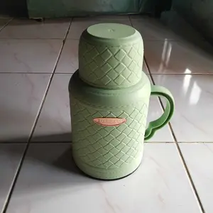 [EXCLUSIVE ISCHAINDYOFC SALE] TEXANIA Termos Air 1.6 Liter Tahan Panas & Dingin - Bahan Kaca & Stainless - Desain Portable - Bahan Foodgrade