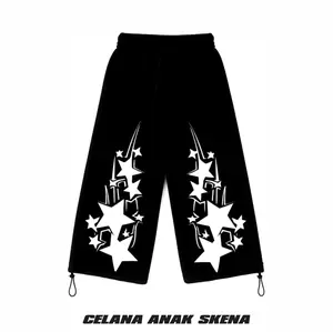 Celana Skena BaggyPants Bintang Star Viral Unisex Anak Laki-Laki/Perempuan Usia 2-14 Tahun Premium Distro