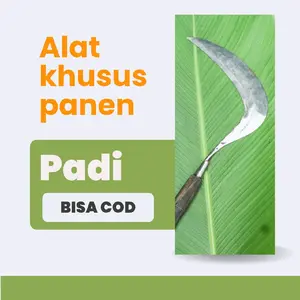 Alat Pertanian Khusus Panen Padi Tipis 1 Mili Cap Sulaiman Tidak Perlu Di Asah Bahan Besi Lipat untuk Pertanian Modern