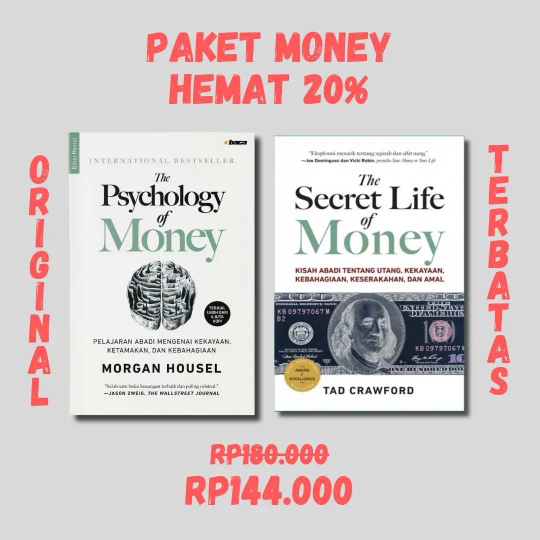 (Paket Buku) The Psychology of Money dan The Secret Life of Money