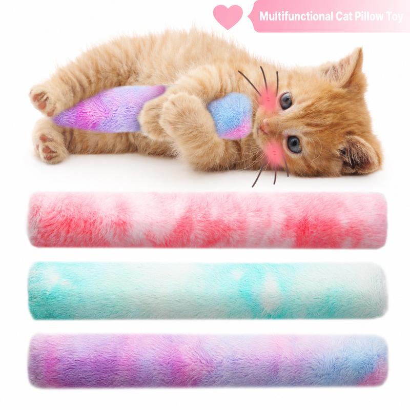 Đồ chơi gối sang trọng cho mèo, que trêu chọc mèo mới, với catnip để giải tỏa sự nhàm chán, gối đồ chơi cho mèo