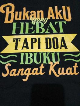 Product Review of Kepstore - Kaos Doa Ibuku sangat kuat Versi 1 - Do'a Ibu -  Kaos Pria - Combed 24s - Unisex from z**k c**3 0