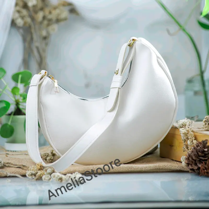 Amelia Shoulder Bag / Slingbag Wanita Kekinian Bisa Muat Banyak / Tas Selempang Bulan 0