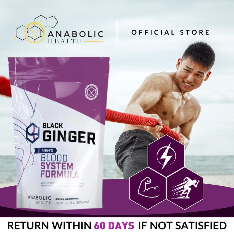 Anabolic Health Black Ginger Capsules/Powder 60g - Helps to boost ...
