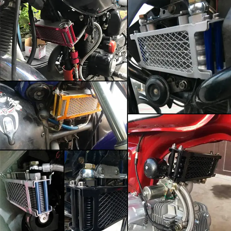 Bộ Tản Nhiệt Dầu Cao Cấp Cho Xe Máy | Làm Mát Động Cơ Hiệu Quả | Phù Hợp Honda Monkey 125, Xe Đạp Điện & Xe Số 50cc - 150cc 1