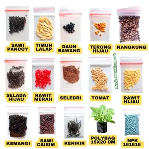 Paket Hemat 13 Macam Benih Sayuran Isi Terbanyak - Benih Sayuran Sawi Benih Bayam Bibit Berkebun Kangkung Kemangi Pakcoy Putih Selada Merah Seledri Terong Hijau Timun Tomat