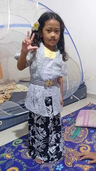 Product Review of SET KEBAYA ANAK KARTINI WARNA SILVER LK030 from s**o 1
