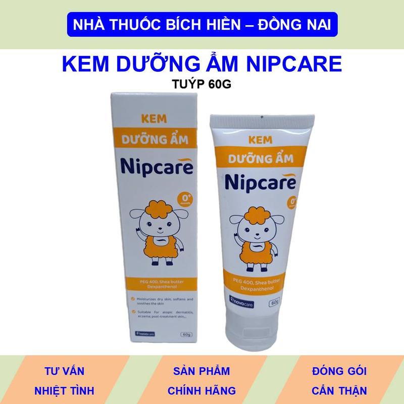  Kem dưỡng ẩm Nipcare tuýp 60g giúp dưỡng ẩm cho da khô và làm mềm mịn da 