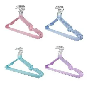 1 Set Hanger Baju 10 Pcs – Anti Licin, Awet & Estetik
