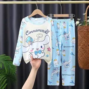 Setelan/stelan piyama baju tidur anak cinamoroll kuromi labubu