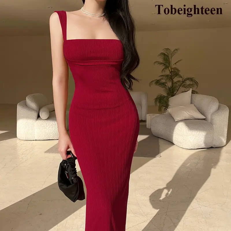 JF23045LL-Váy Dự Tiệc Và Ngày Lễ Cho Nữ, Thanh Lịch, Có Dây Đeo
