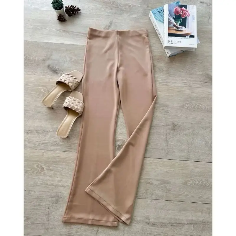 RAVEENA -  Flare Pants Higwaist Cutbray - Celana Panjang Wanita - Celana Wanita Terbaru -Celana Cutbray Wanita//Celana Wanita Kekinian//Celana Skuba//Celana Scuba 6