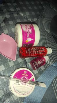 Product Review of Bundle Isi 5 Misonells Hb booster 250gr & Bleaching Licorice+Aha Bodyserum from E**🐢 0