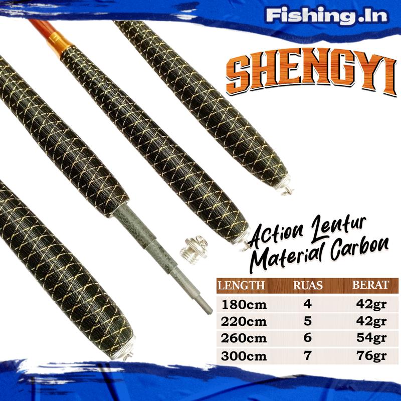 Joran Pancing Tegek Shengyi Microfishing Action Slow Lentur Zhengyi Lure joran pancing 4