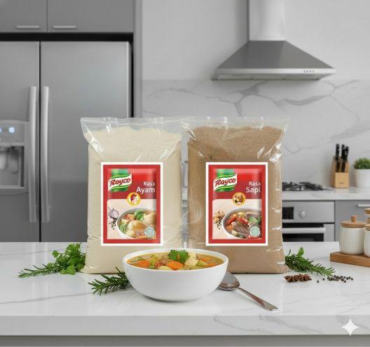 Royco Curah Repack 1Kg Premium Ayam & Sapi - Bumbu Kaldu Bubuk Penyedap Masakan Enak dan Berkualitas Tinggi dapur rempah bawang merah Micin msg