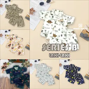 Setelan Katun Rayon Laki-Laki 1-3 Tahun, Series B premium kids fashion