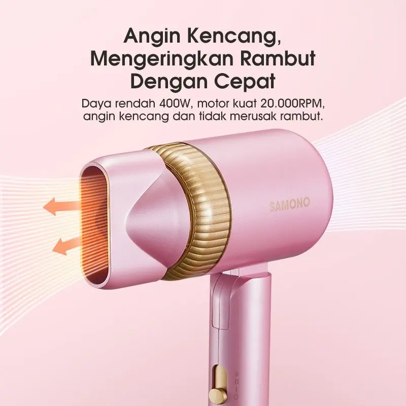Samono Hair Dryer SW-HD40 Low Watt SWHD40 Pengering Rambut SW HD40 2