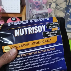 Varian Rasa Buah Soya Bean Powder 1KG - 1000 GRAM Susu Kedelai Bubuk Tinggi Protein Rasa Vanila - Whey Protein Bubuk Kedelai Suplemen Tinggi Protein