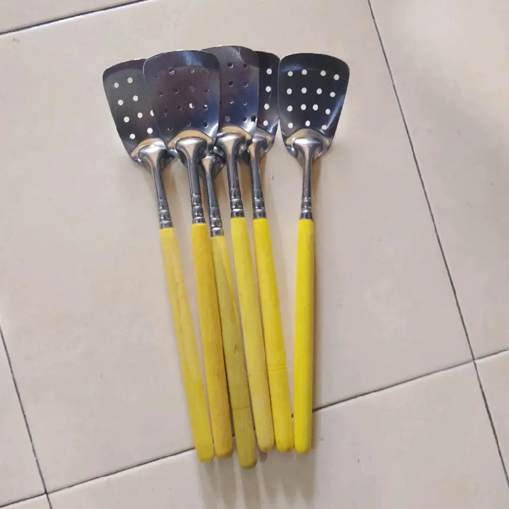 ( 6 PCS ) sotil TANGGUNG ( LUBANG ) Gagang KAYU