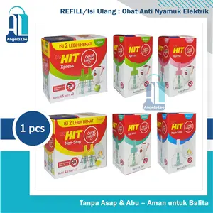 Refill Obat Anti Nyamuk Elektrik HIT XPRESS 35ml - Tahan 45 hari