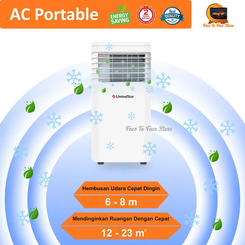 AC Portable Ruangan 1/2PK 3/4PK 1PK 1.5PK 2PK.Low Watt.UnitedStar.Terbaru.Garansi Resmi.Pendinginan Cepat.Ac Mini Portable.Ori.AC Standing.AC Duduk.Air Cooler.Kipas Angin.Air Conditioner Portable.Elektronik Portable.AC Berdiri Pendingin Ruangan.AC 1/2 PK. 3