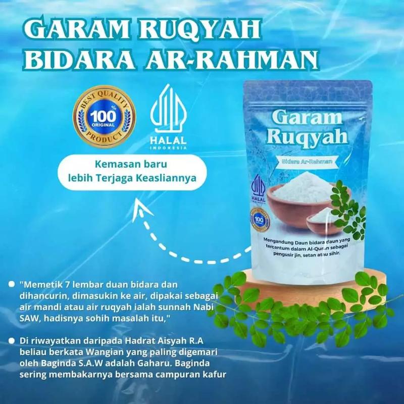 [50 gram] Garam Ruqyah Bidara Arrohman Penangkal Penglaris Pada Tempat Usaha 3