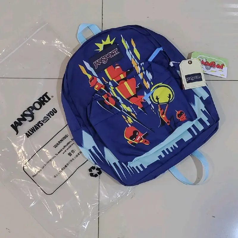 Ransel Jasport Premium Full JS Full Embos untuk Wanita dan Pria - Backpack, Sekolah, Ringan dan Tahan Lama 2