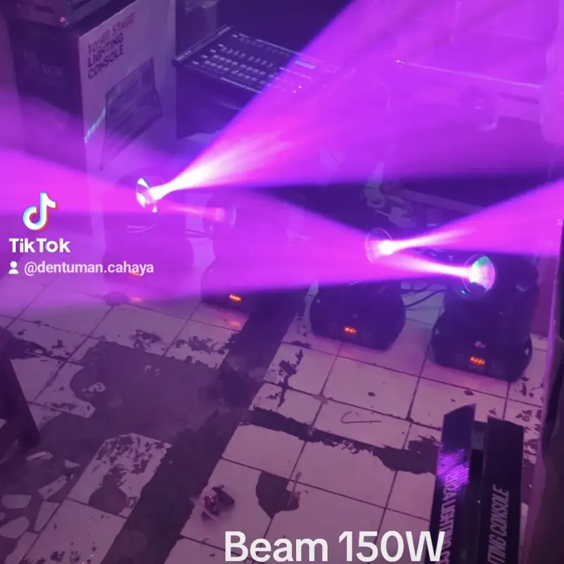Moving Beam 150W Lampu panggung konser club cafe bar, Gereja dll 4