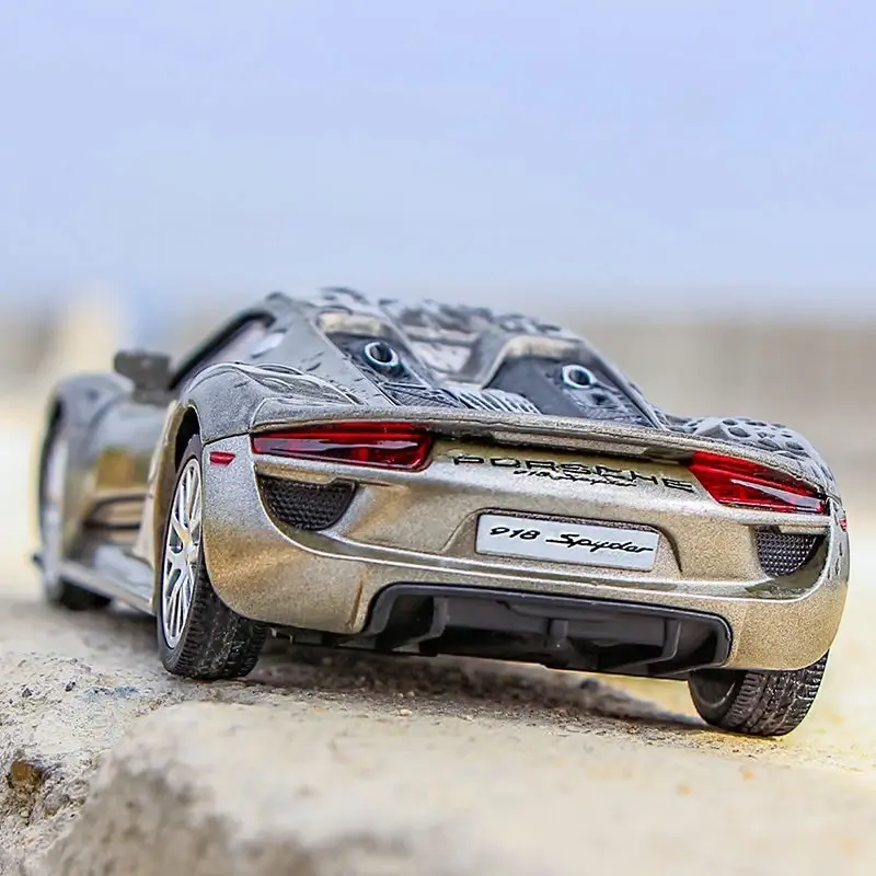 Xe Mô Hình Siêu Xe Porsche 918, RMZ City, Tỷ Lệ 1: 36, Hợp Kim, Mô Hình Sưu Tập Quà Tặng Trẻ Em, Đúc Khuôn Tinh Tế Và Ô Tô Đồ Chơi, Mô Phỏng, Tuyệt Vời Làm Quà Tặng Toy xe mini gt 6