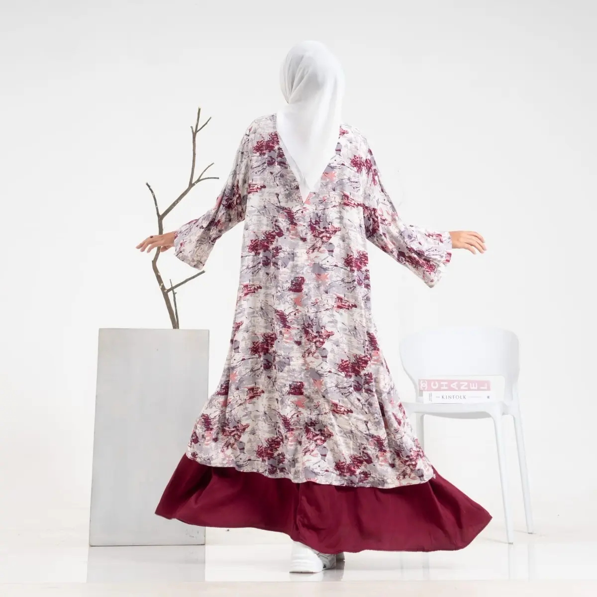 OUTER SAJA CANTIK MODEL TERBARU TERANYAR DI RH FASHION BAHAN RAYON TWILL PREMIUM Muslim Wnita Gamis Baju Motif Bunga Cardigan Dewasa Panjang Dress Kardigan Wanita Katun