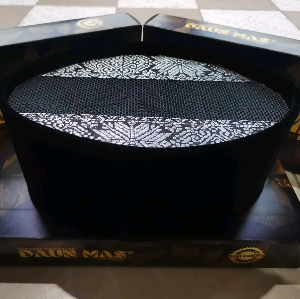 PECI SONGKOK Ac Tengah SONGKET silver Muslim Kopiah