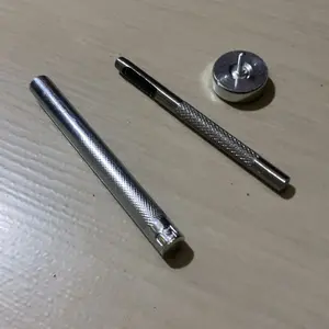 Alat Pasang Mata Ayam + Pembolong Kulit 4mm 5mm 6mm 8mm 12mm Alat Pasang Eyelet Hollow Punch