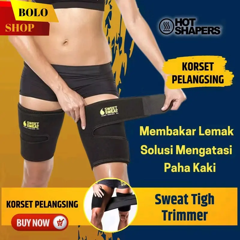 SWEET SWEAT THLGH TRLMMER BELT SABUK KORSET DEKER PAHA UNISEX