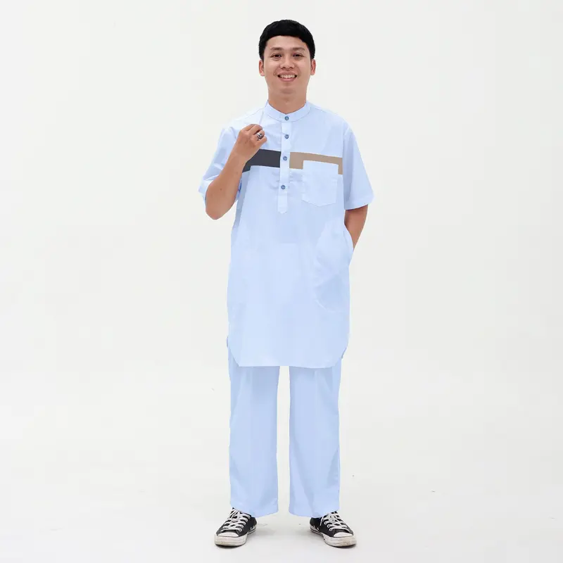 ATTHOWAF Baju koko Setelan Pria Muslim Dewasa Terbaru Bahan Super Spun Premium Giffari Series Original 3