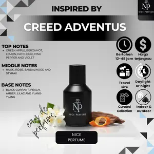 Nice Perfume Creed Aventus Parfum Aroma Segar Mewah Tahan 12-18 Jam Cocok untuk Pria Wangi Sultan Fruity Smoky Rich