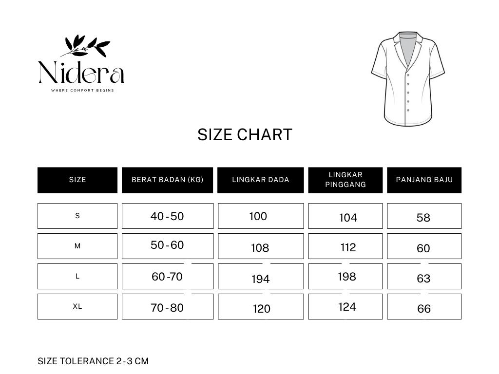 Nidera Pajamas Set - Sage Green | Piyama | Baju Tidur Nidera Pajamas Set - Sage Green | Piyama | Baju Tidur