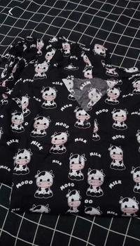 Product Review of [DasterHitsMalang] One Set Aira Celana Kulot Panjang 7/8 /One Set Kancing Depan/One Set Lengan Rempel/Setelan Wanita Baju Karet Katun Kerah Rayon Motif Atasan Busui Pendek Kotak from R**2 0