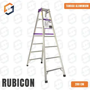[GJ] RUBICON SILVER - Tangga Lipat Aluminium Jumbo / Tangga Aluminium Multifungsi - 2 Meter / 200 CM