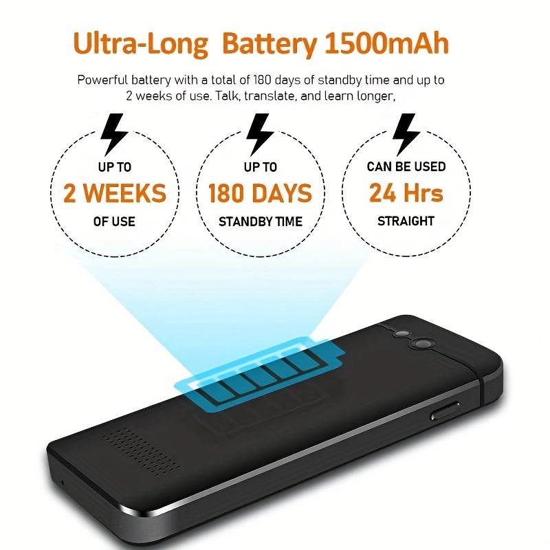 Product Introduction of M9 Language Translator Device Portable Voice Interpreter In 107 Languages Real-time 2-WAY Voice Translator Support Recording Text Translate Photo Translating Chinese/English/Japanese/Korean 4