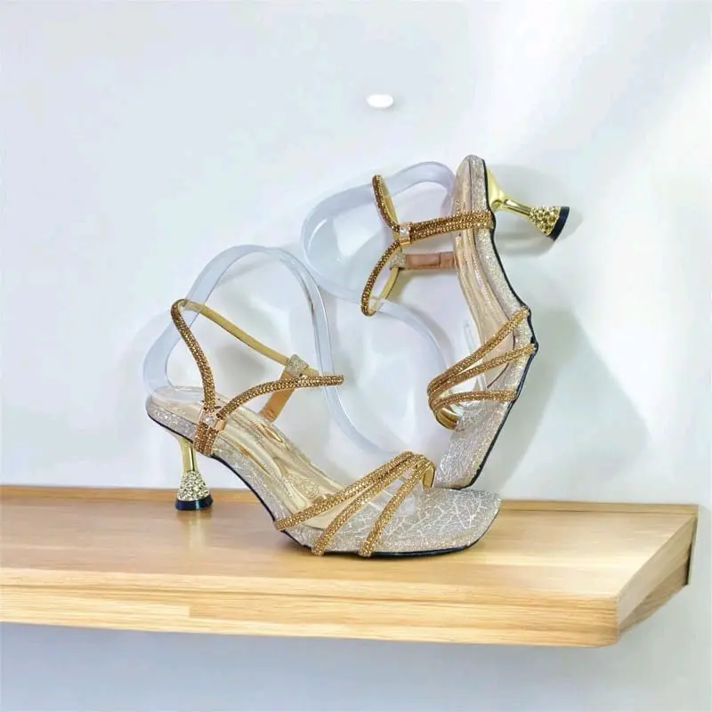 SeleraIndah - sandal wanita elegan dan anggun hak 5 CM Sandal pesta heels graduation hils aqua Sendal princess 4 lebaran luxury shoes antiselip size 40 5