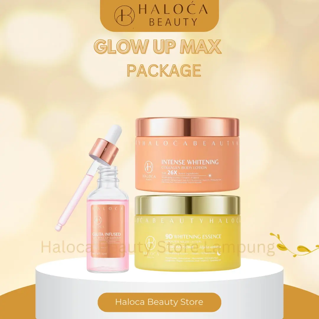 [ HALOCA BEAUTY ] (FOR NIACINAMIDE 5%) Pcs Hb Chromosome 250 GR & (FOR NIACINAMIDE 5%) 1 Pcs Hb Bibit Collagen 250GR & (FOR NIACINAMIDE 5%) 1Pcs Infused Skin Tone Up Bo0ster 50ML