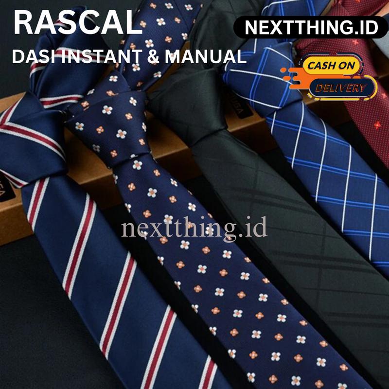 NEXTTHING.ID - RASCAL DASI MANUAL & INSTANT dasi pria dasi wanita dasi kantor dasi instant dasi manual 1