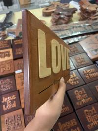 Gambar Hiasan Dinding Kayu Timbul 3 Dimensi & Grafirc - AYAT ALKITAB (FAITH HOPE LOVE) - DEKORASI KRISTIANI dari Maranatha Handicraft Kota Cirebon 5 Tokopedia